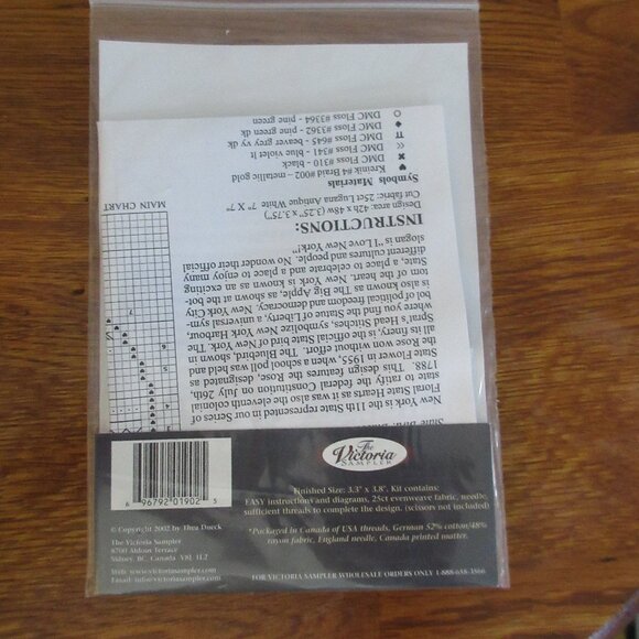 hearts of america New York Sprat's Head Stitch Kit - Picture 2 of 2